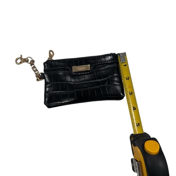 Dune London Black Mini Clutch Croc Embossed Purse - Picture 4 of 11